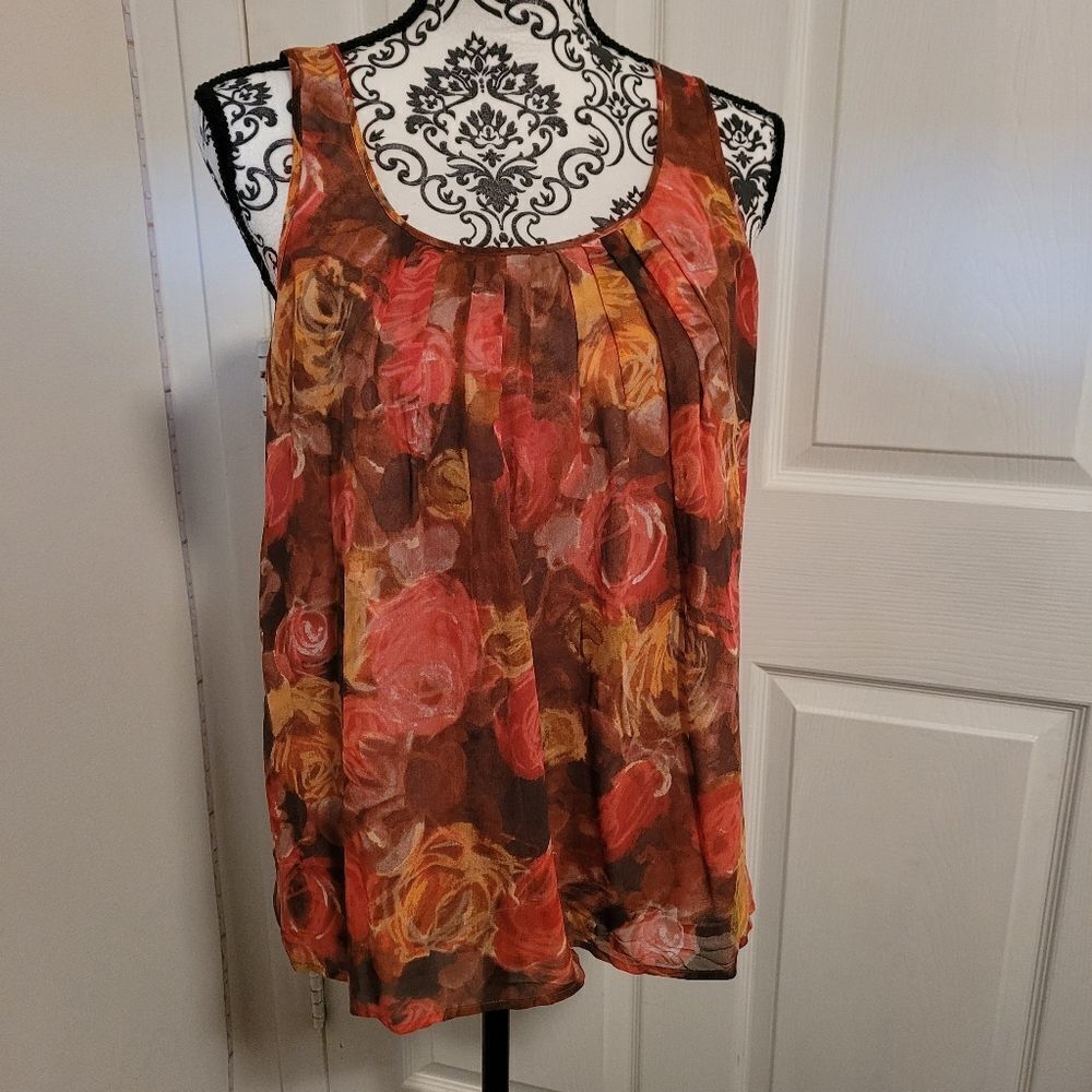 J.crew silk blend tank top